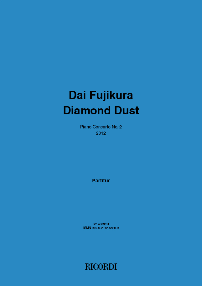 Fujikura Diamond Dust - Piano Concerto No. 2 Sheet Music Songbook