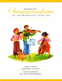 Early String Ensemble Playing Sassmannshaus Score Sheet Music Songbook
