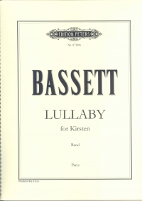 Bassett Lullaby For Kirsten Set Of Parts Sheet Music Songbook