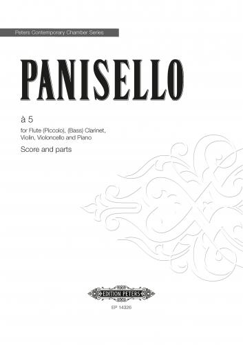 Panisello A 5 Score & Parts Sheet Music Songbook