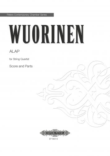 Wuorinen Alap String Quartet Score & Parts Sheet Music Songbook