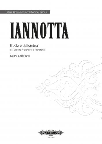 Iannotta Il Colore Dellombra Score & Parts Sheet Music Songbook