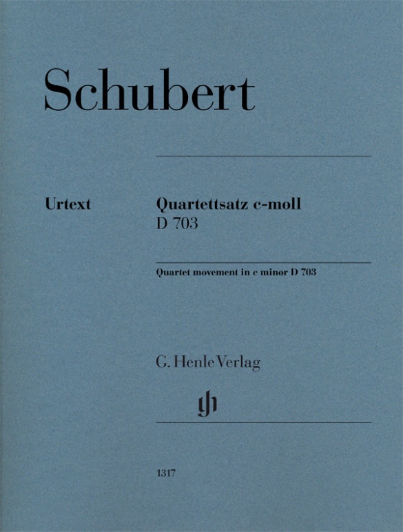 Schubert Quartettsatz C-moll D 703 Set Of Parts Sheet Music Songbook