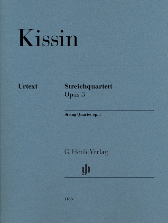 Kissin String Quartet Op3 Sheet Music Songbook