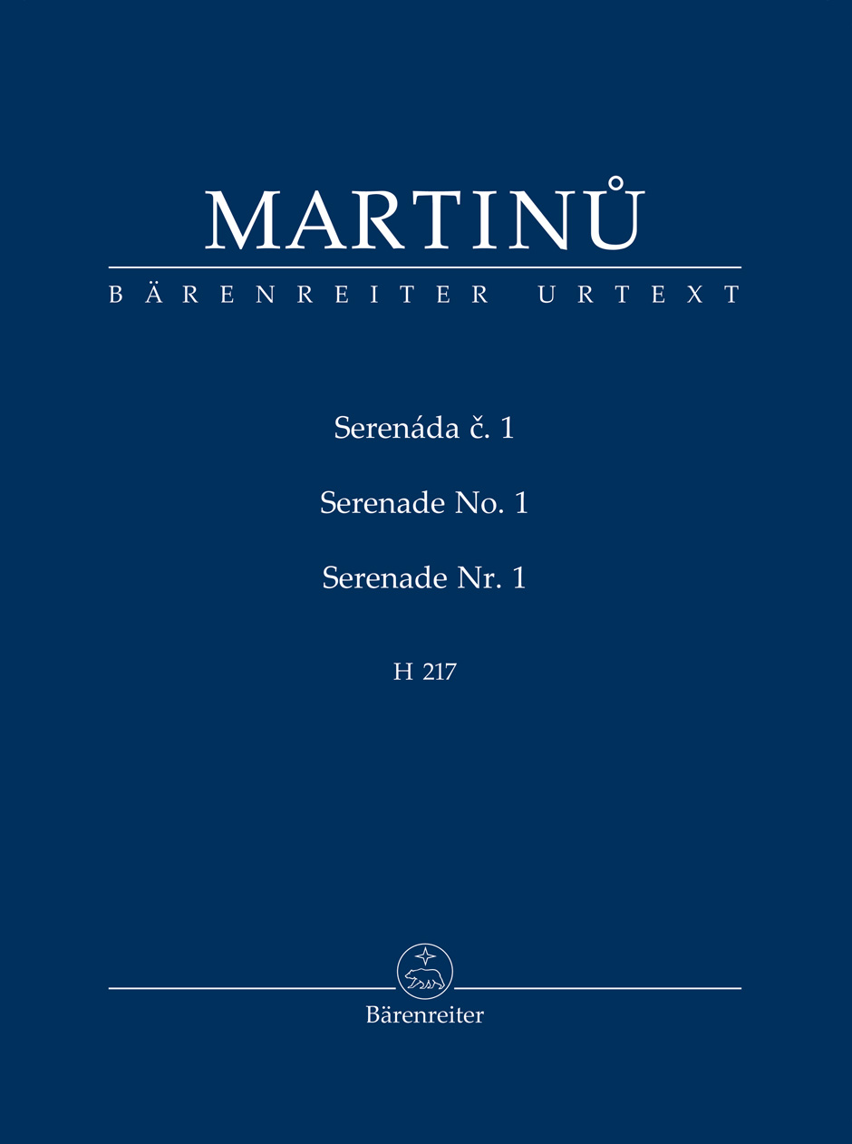 Martinu Serenade No 1 Mixed Ensemble Study Score Sheet Music Songbook