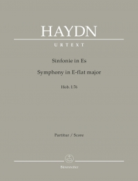 Haydn Symphony No.76 E-flat Major Hob.i:76 Full Sc Sheet Music Songbook