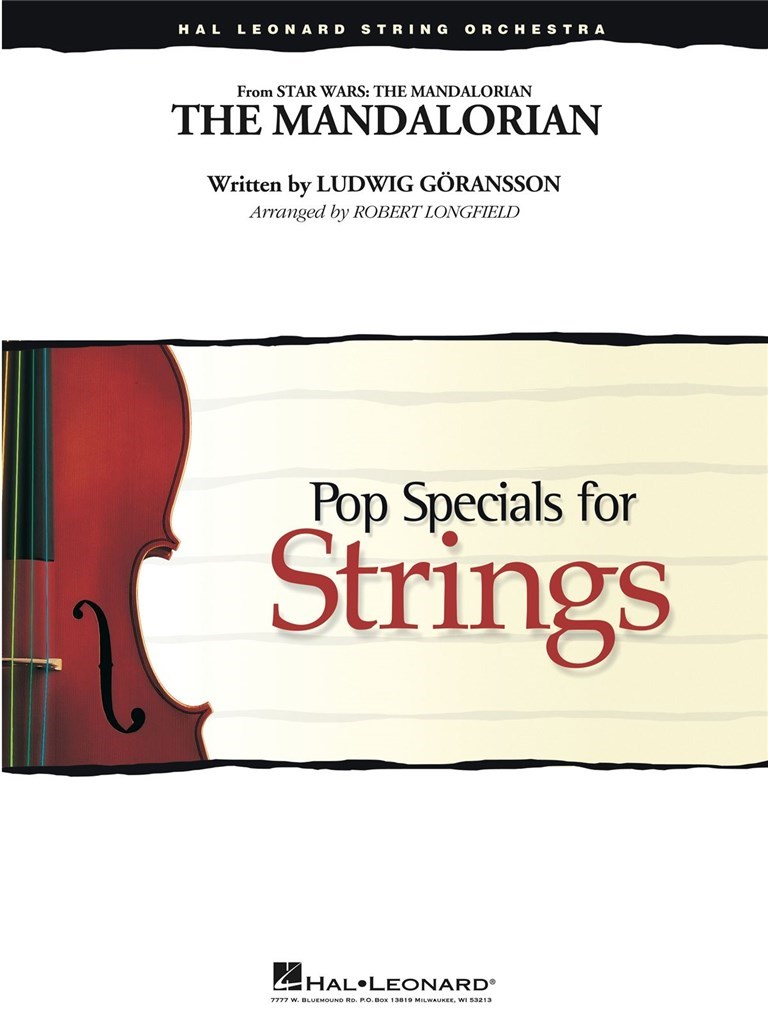 Goransson The Mandalorian String Ensemble Sc/pts Sheet Music Songbook