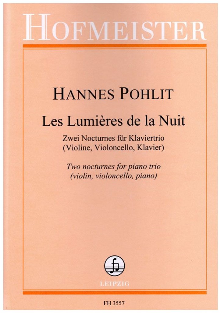 Pohlit Les Lumierees De La Nuit Piano Trio Sc/pts Sheet Music Songbook