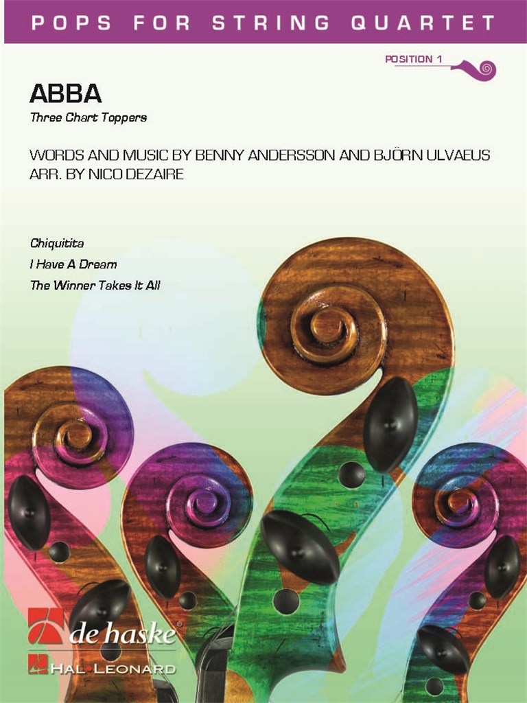 Dezaire Abba String Quartet Set Sheet Music Songbook