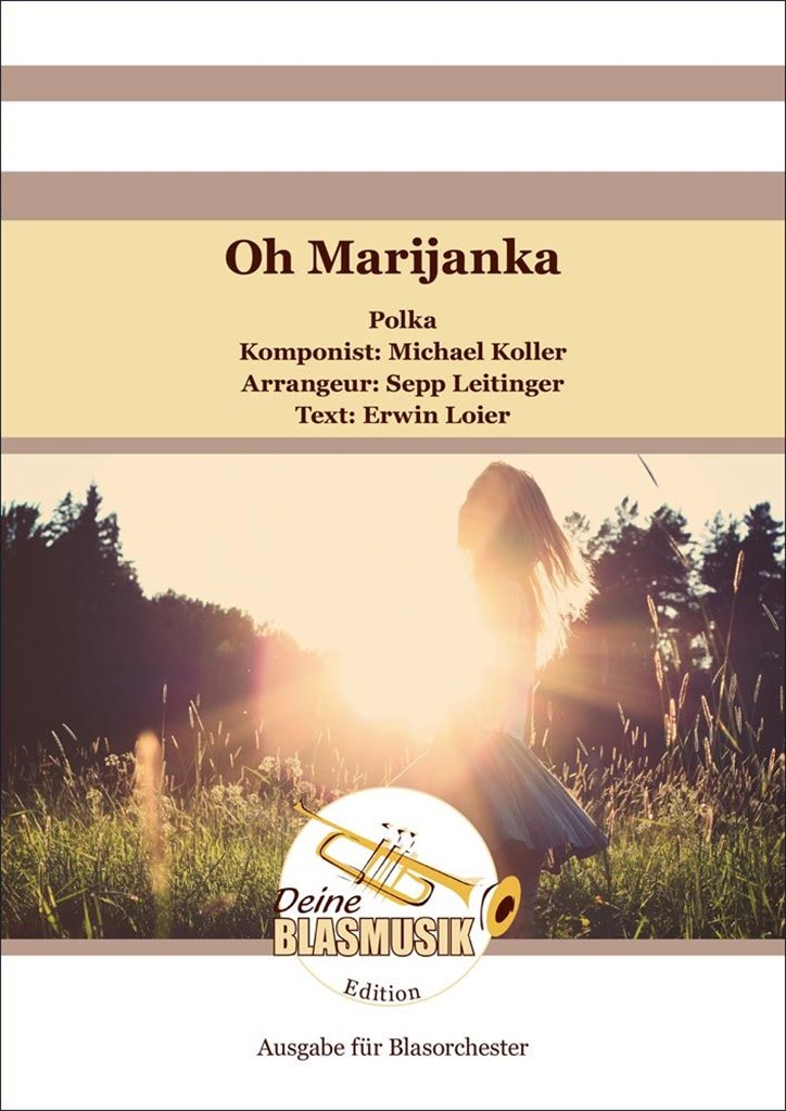 Koller Oh Marijanka Wind Ensemble Sheet Music Songbook