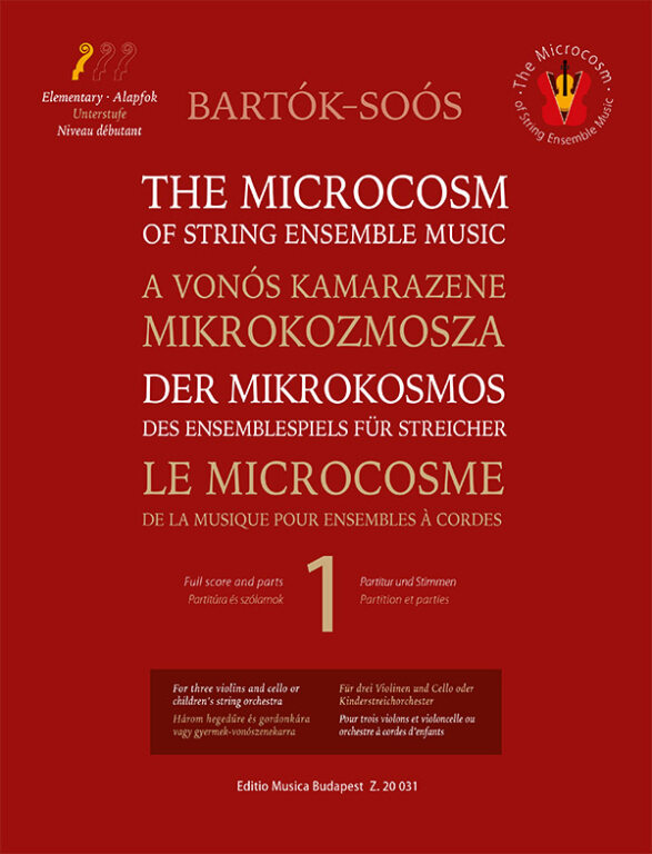 Bartok The Microcosm Of String Ensemble Music 1 Sheet Music Songbook