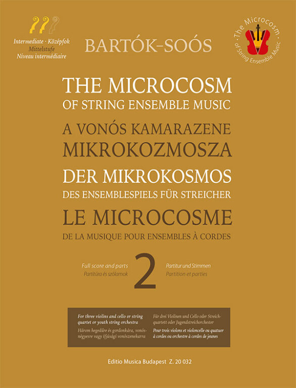 Bartok The Microcosm Of String Ensemble Music 2 Sheet Music Songbook
