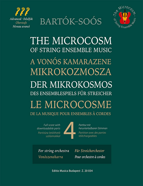 Bartok The Microcosm Of String Ensemble Music 4 Sheet Music Songbook