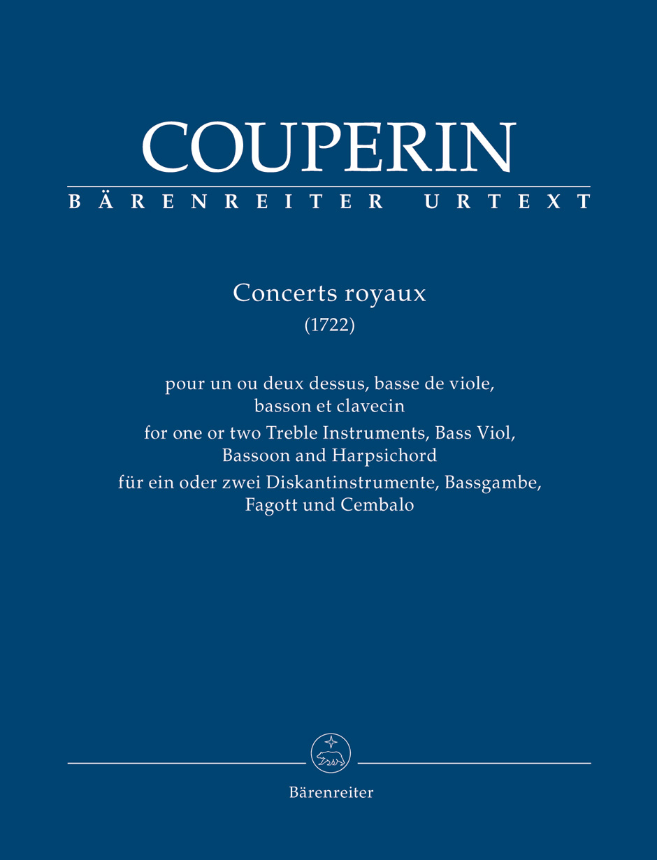 Couperin Concerts Royaux (1722) Score & Parts Sheet Music Songbook