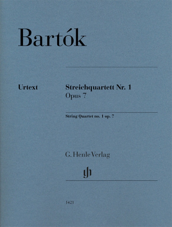 Bartok String Quartet No 1 Op7 Urtext Parts Sheet Music Songbook