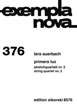 Auerbach Primera Luz String Quartet Score & Parts Sheet Music Songbook