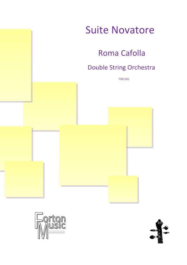 Cafolla Suite Novatore Double String Orchestra Sheet Music Songbook