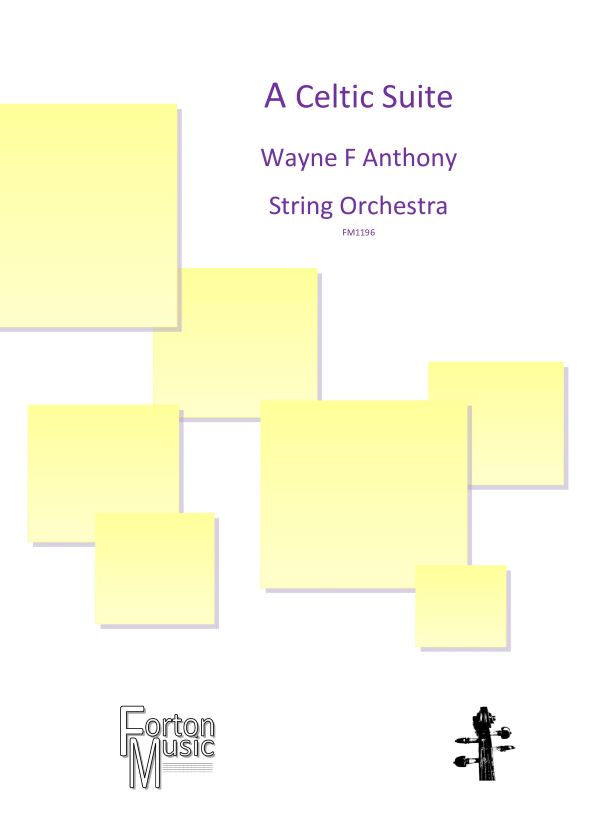 Anthony A Celtic Suite String Orchestra Sc & Pts Sheet Music Songbook