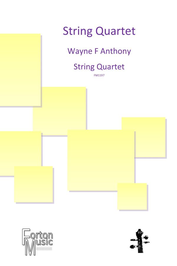 Anthony String Quartet Score & Parts Sheet Music Songbook