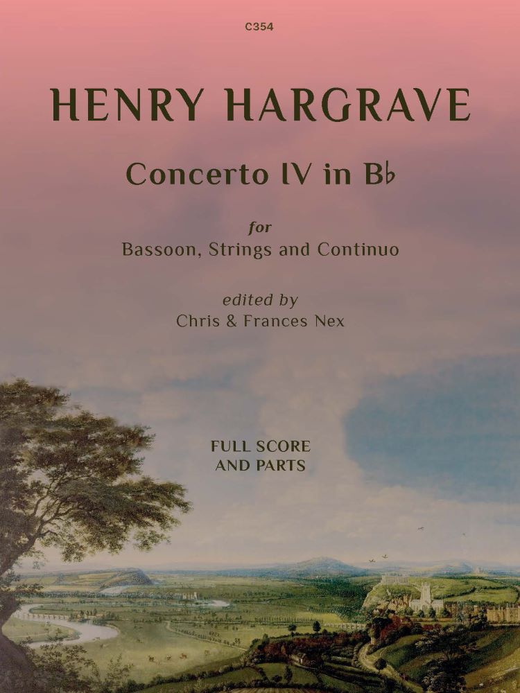 Hargrave Concerto Iv In Bb Bassoon, Strs & Cont Sheet Music Songbook
