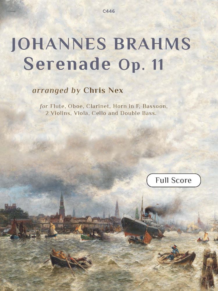 Brahms Serenade Op11 Nex Full Score Sheet Music Songbook