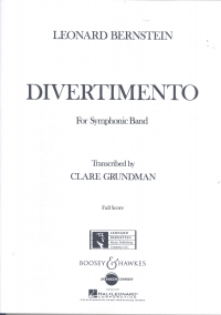 Bernstein Divertimento Score Sheet Music Songbook