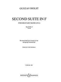 Holst Suite 2 F (revised) Symphonic Full Score Sheet Music Songbook