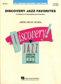 Discovery Jazz Favorites Alto Sax 1 Sheet Music Songbook