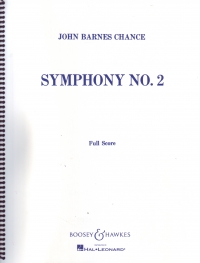Chance Symphony No 2 Symphonic Band Full Score Sheet Music Songbook