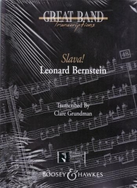Bernstein Slava Concert Overture Symph Band Set Sheet Music Songbook