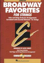 Broadway Favourites Strings Conley Conductor + Cd Sheet Music Songbook