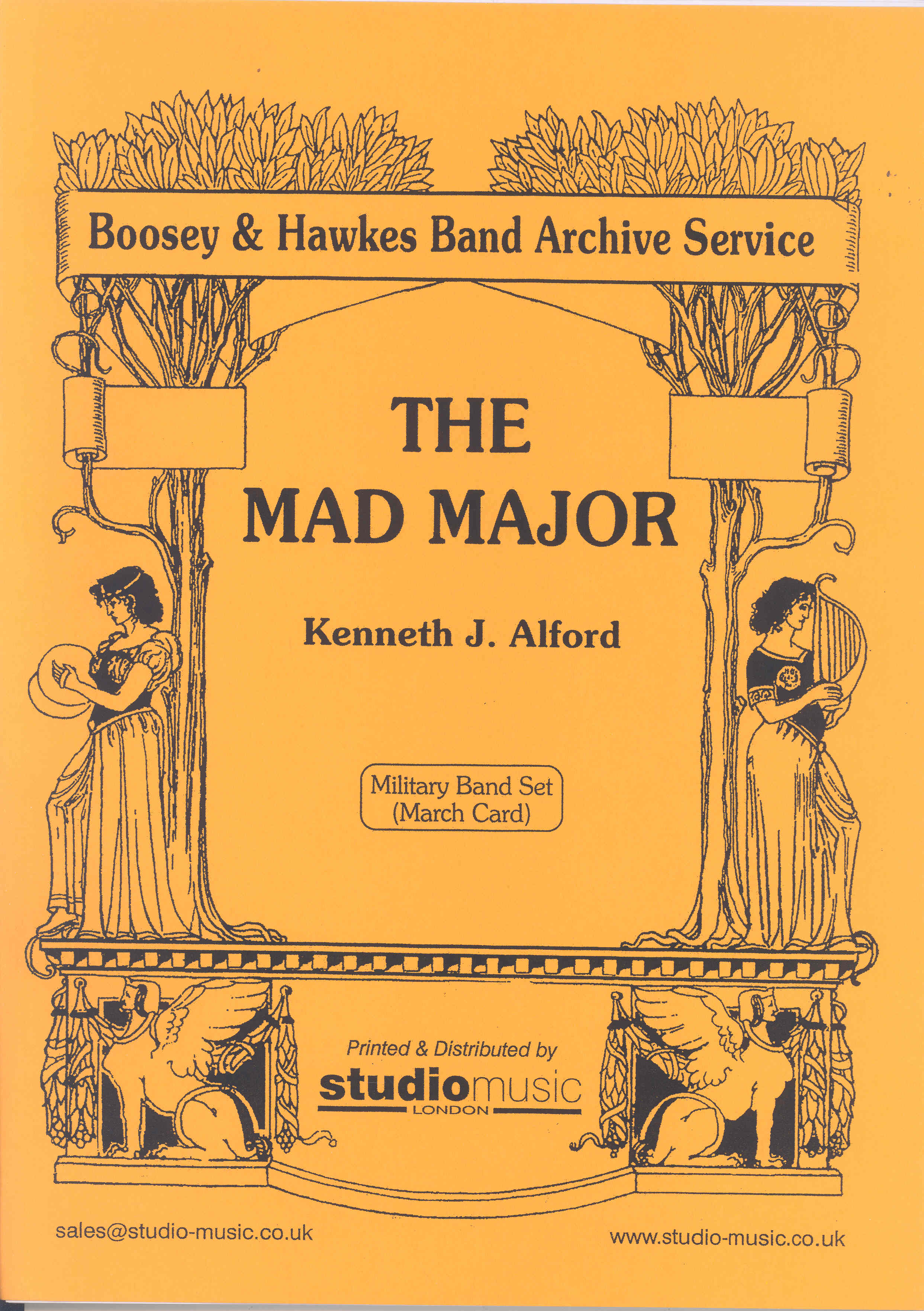 Alford Mad Major March Card Set Sheet Music Songbook