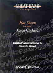Copland Hoe Down Simplified Version {hilliard} Sheet Music Songbook