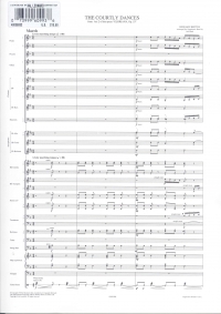 Britten Courtly Dances (gloriana) Symph Band Fsc Sheet Music Songbook