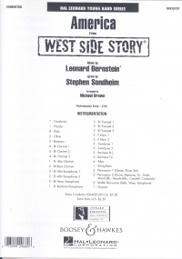 Bernstein America (young Band) Full Wind Score Sheet Music Songbook