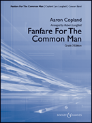 Copland Fanfare For The Common Man Wind Band Score Sheet Music Songbook