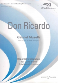 Musella Don Ricardo Wind Band Score/parts Sheet Music Songbook