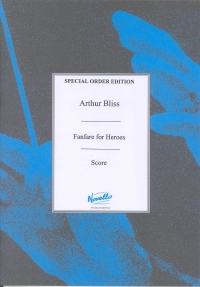 Bliss Fanfare For Heroes Conductors Score Sheet Music Songbook
