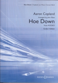 Copland Hoe Down Moss Concert Band Sheet Music Songbook