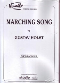 Holst Marching Song Wind Band Set Of Parts Sheet Music Songbook