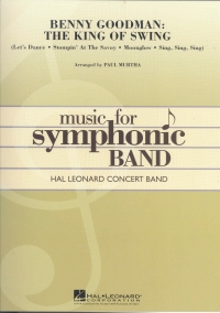 Benny Goodman King Of Swing Concert Band Sheet Music Songbook