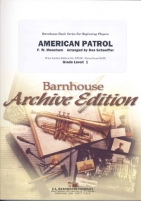 American Patrol Schaeffer Concert Band Sheet Music Songbook
