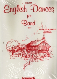 Arnold English Dances Set 2 Symph Band Score/parts Sheet Music Songbook