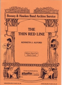 Alford Thin Red Line Wind Band Score & Parts Set Sheet Music Songbook