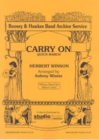 Carry On Winson Arranged Winter Wind Band Set Sheet Music Songbook