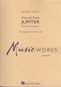 Chorale From Jupiter Holst Concert Band Sheet Music Songbook