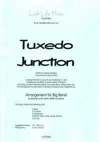 Tuxedo Junction Miller/collins Big Band Sheet Music Songbook