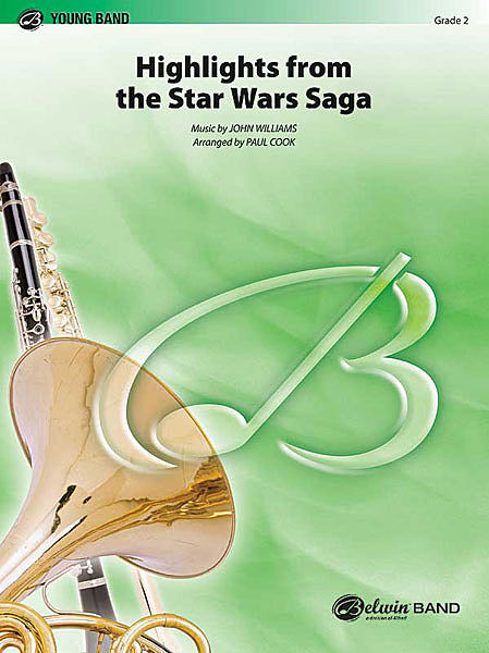 Star Wars Saga Highlights Wind Band Williams Sheet Music Songbook
