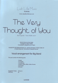Very Thought Of You Noble Jazz Ensemble Sheet Music Songbook