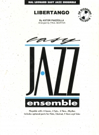 Piazzolla Libertango Easy Jazz Ensemble Series Sheet Music Songbook